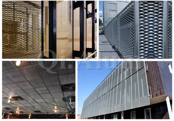 Stainless Steel Expanded Metal Wire Mesh Fabric Metal Mesh Curtain photo-2