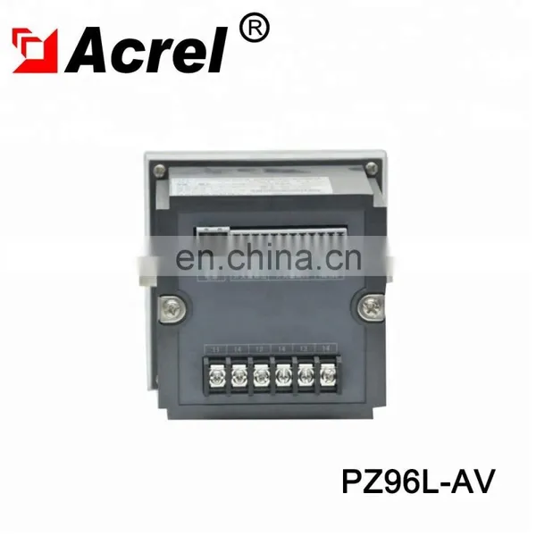 LCD Digital Display Panel Meter, Voltage Multifunction Energy Power Meter With RS485 Modbus ACREL PZ96L-AV photo-3