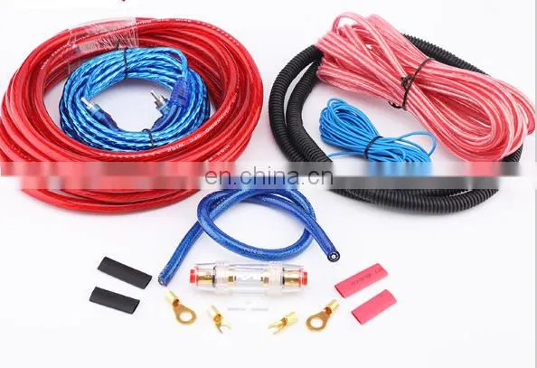 0 Gauge Amp Kit 5000W Car Amplifier Install Power & Ground Wire+More photo-6