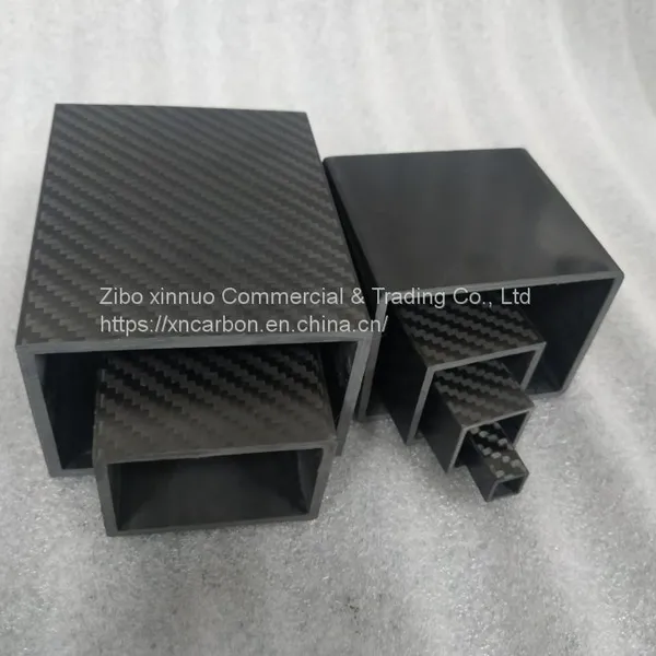 High Strength Right Angle R1 3K Twill Matte Square Foursquare Quadart Carbon Fiber Tubing Tube photo-2