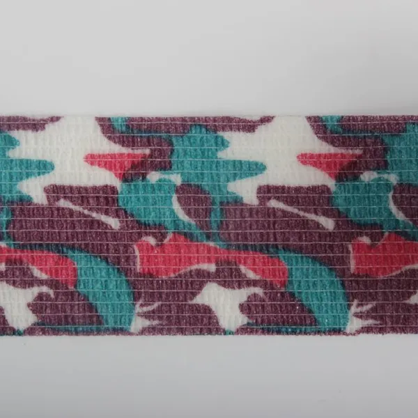 Good Quality CE Certified Hospital Use Crepe Elastic Self Adhesive Cohesive Colorful Bandage photo-2