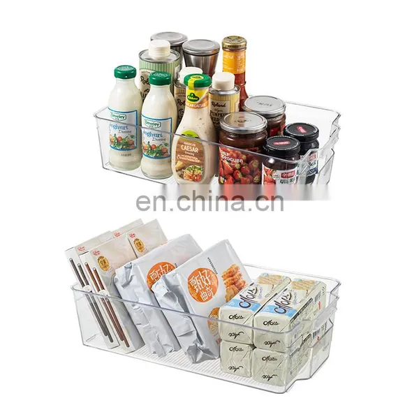 Airtight Fridge Box Storage Container Drawers With Lid for Food Kitchen Drawer Organizer Clear Bins Food Plastic