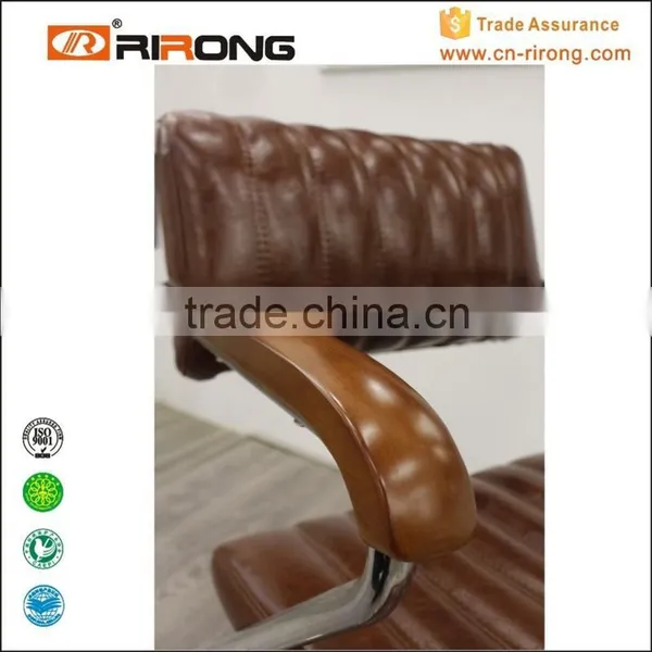 High Back Office Chair Spare Parts With Armrests and Nylon Base photo-3