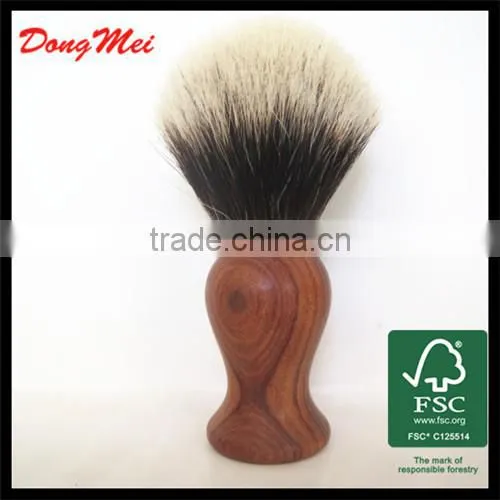 Sandalwood Handle Synthetic Hair Shaving Brush photo-2