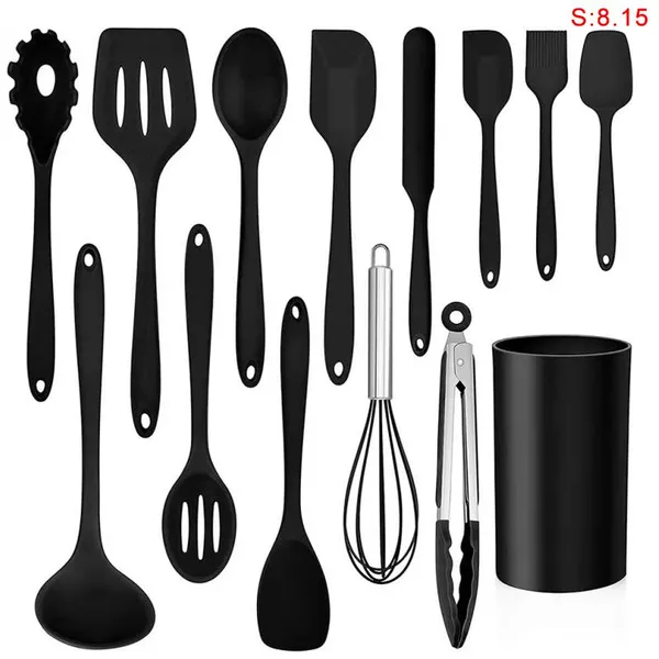 Home and Kitchen Gadgets Kitchen Utensils Kitchen Cooking Utensils Sets Cocina 27pieces Kitchen Silicone Utensils Set photo-2