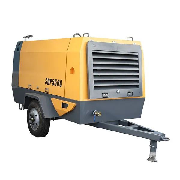 Mining Compressor 21Bar Screw Diesel Air Compressor 185 Cfm Air Compressor Diesel Portable Mining Air Compressor Diesel Engine 185Cfm Jack Hammer photo-2