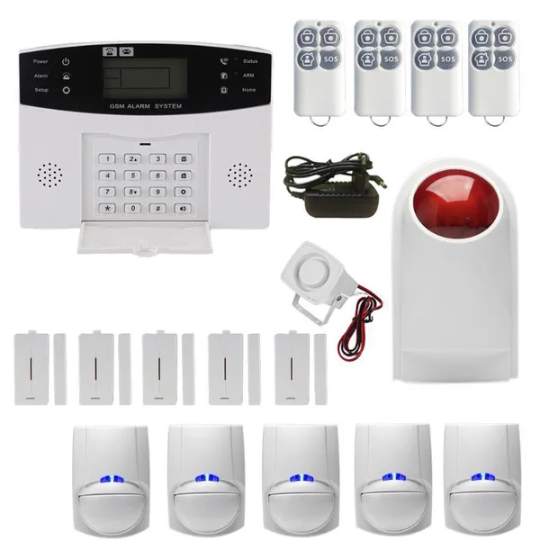 Wireless Home GSM Anti-theft Alarm, Wireless Infrared Home Alarm, Door and Window Anti-theft Alarm System/alarm（Wechat:13510231336）