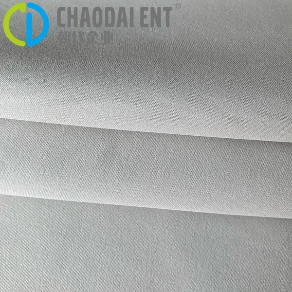 Dyed Gray Knitted Stretchy Cotton-like Air Layer Fabric for Sweatshirt Cloth Casual Sportswear