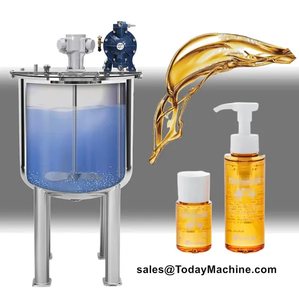 Vacuum Mixing Tank Emulsifier Homogenizer Face Cream Mixing Equipment Cosmetic Vacuum Emulsifying Mixer