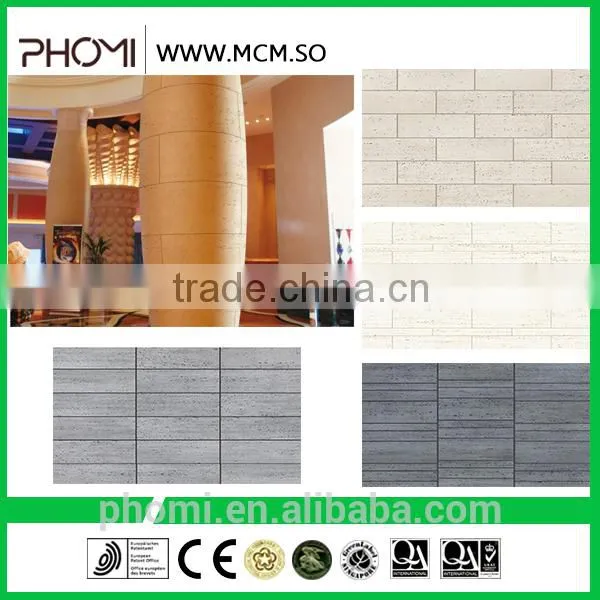 Marble Type Flexible Waterproof Antiskid Waterproof Breathability Durability Travertine Stone photo-2