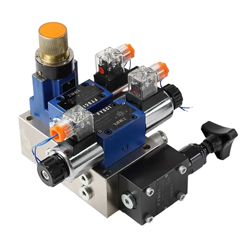 Valve Group Customized Hydraulic Manifold Block 4WE6G Flow Control Valve 2FRM6B7 Valve Block photo-3