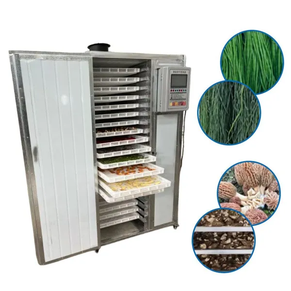 Multi-Layer Vegetable and Fruit Dryer with Variable Speed Fans for Efficient Dehydration
