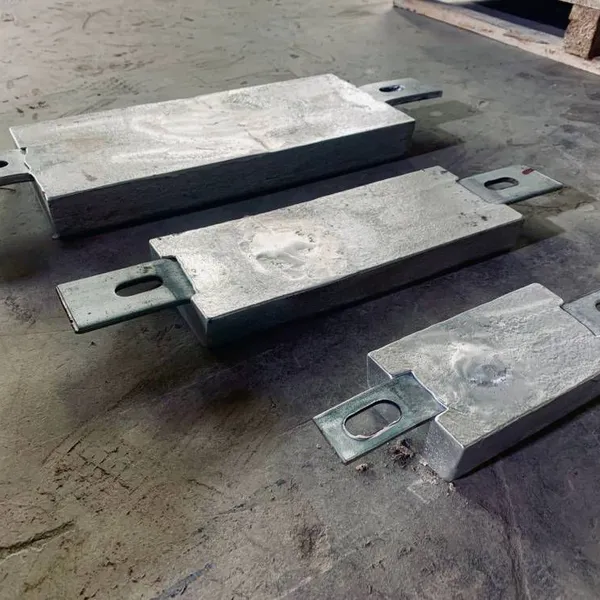 Anti-corrosion Aluminum-zinc-indium-magnesium-titanium Sacrificial Anodes for Steel Pile Wharves photo-2