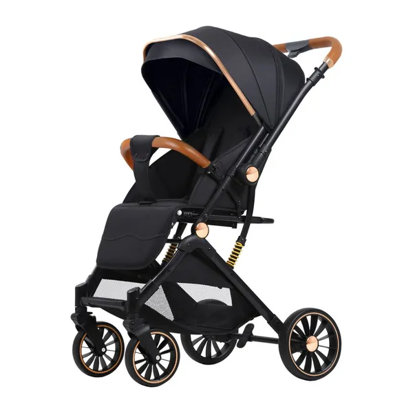 Lightweight Linen Multifunction Baby Stroller Stainless Steel Frame Easy Folding Two-Way Carrier Baby Trolley Comfort 0-3 Baby
