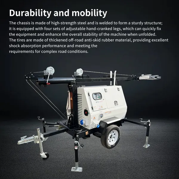 SYG9S-400 Hand-CrankTelescopic Lighting Tower photo-3