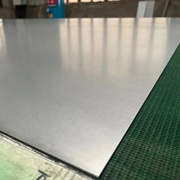 Galvanized Steel Sheet : Z120 Zinc Coating, Custom Length, Ventilation Duct Production Stock photo-5