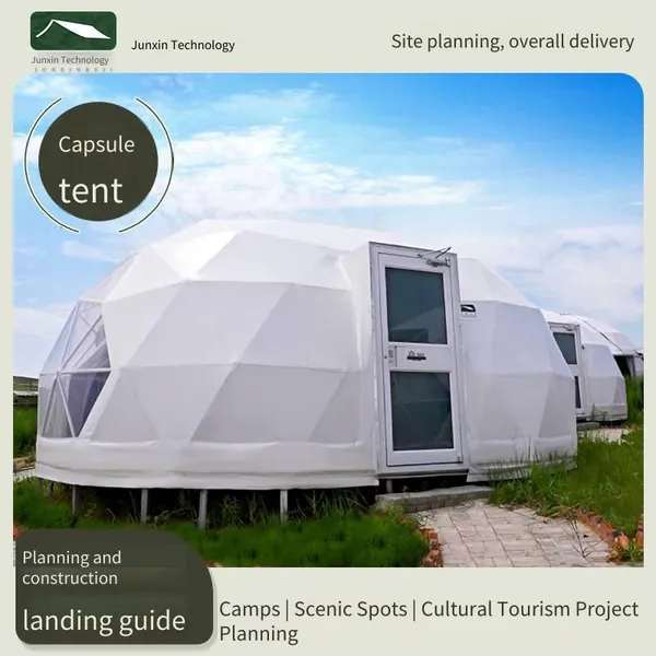 Junxin Coody Capsule Starry Sky Tent, Internet-famous Homestay Tent for Cultural and Tourism Scenic Spots, Luxury Wilderness Spherical Accommodation