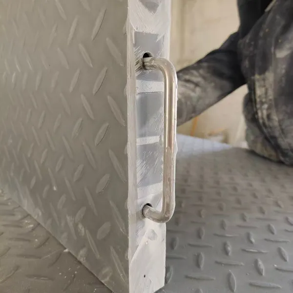 Pipeline Compressor Station FRP Grating Chemical Corrosion Resistant Anti Slip Compressor Equipment Platform Panel