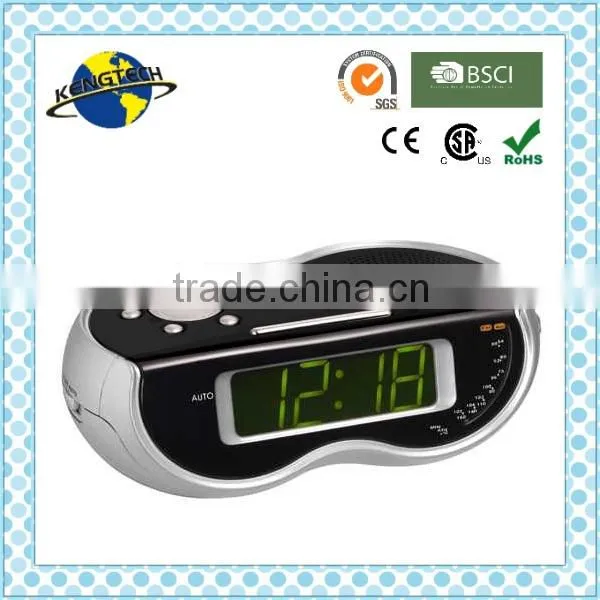 Cheap Stream Lined Table Desktop Alarm Clock Radio