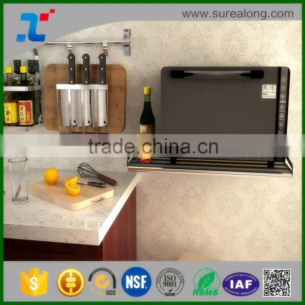 China Manufacturer Stainless Steel Kitchen Accessories Wall Mount Storage Organizer Rack photo-4