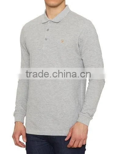 Long Sleeve Polo Shirts photo-3