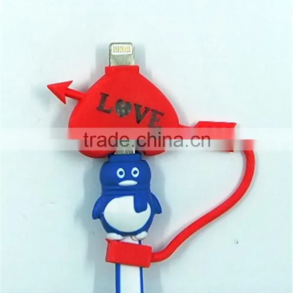 Wholeale Price 2 in 1 Micro USB Charger Cable and IOS USB Cable photo-2