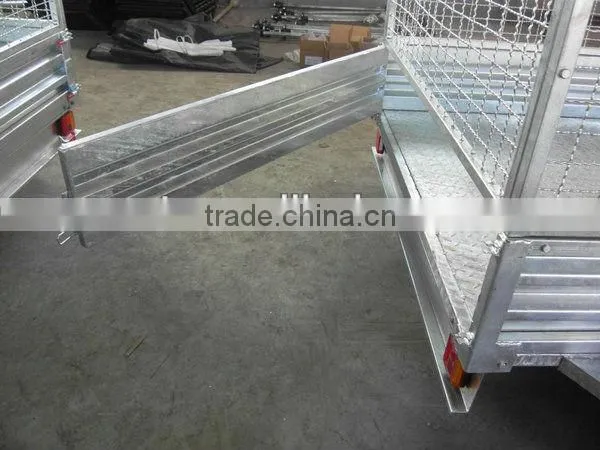 6*4 Hot-dipped Galvanized Box Trailer, Cage Trailer, Utility Trailer photo-4