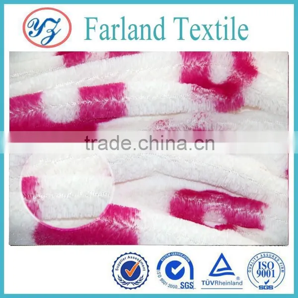 Pvc Coated Polyester Fabrics Single Sided Plush for Garment photo-4