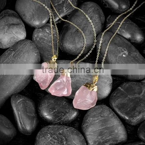 Fashion Gold Plated Jewelry, Popular Necklace Jewelry, Natural Stone Necklace photo-2
