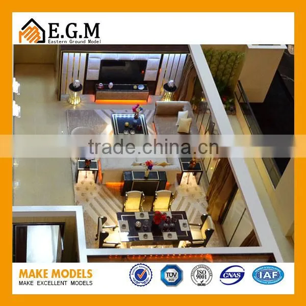 Landscape Miniature Plastic Scale Model House Making photo-5