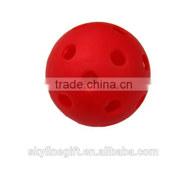 PP/PE/EVA Plastic Sports Ball, Wiffle Sports Ball With Hole for Promotional photo-3