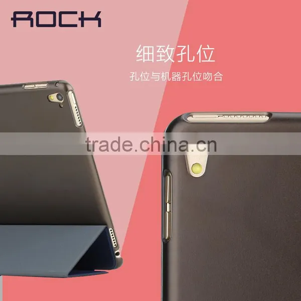 Original ROCK Veena Series PU Leather Case for IPad Pro 9.7 Inch Wake/Sleep Smart Flip Case MT-5552 photo-3