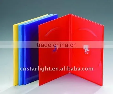 7mm Double DVD Case Color DVD Case PP DVD Case