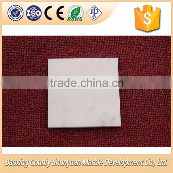 Modern Style Cut-to-size White Marble Tiles With Natural Grain photo-2