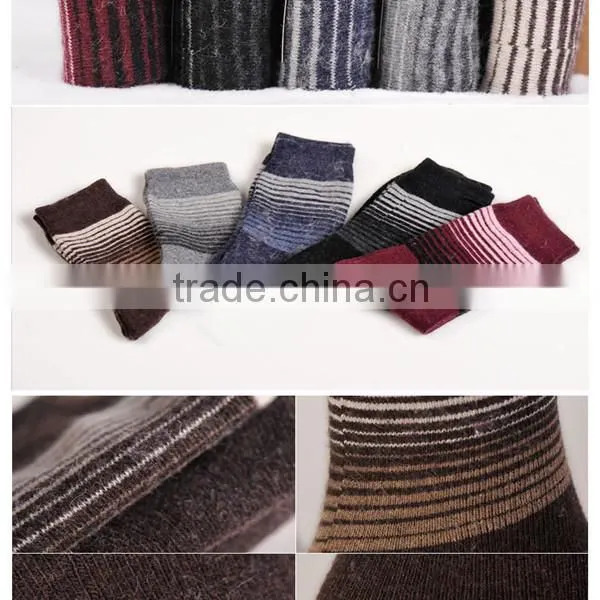 Wholesales Branded Business Dress Angola Wool Socks photo-3