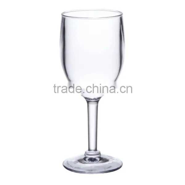 SEDEX Factory Wholesale Plastic Durable Wine Glass