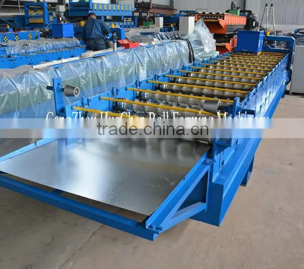 Galvanized Steel Wall Panel Cold Roll Forming Machine Price photo-5
