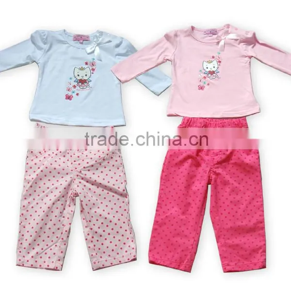 Factory Directly Design Clothing Manufacture in China Baby&Kid Clothing Baby Girl Clothing Set