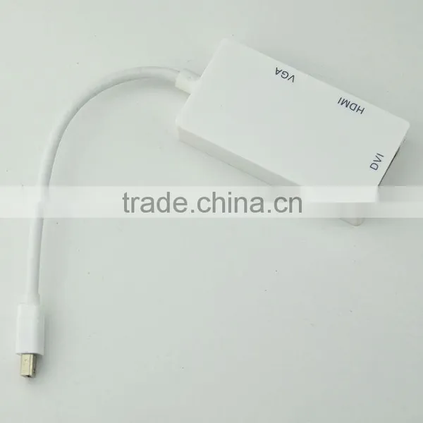 Manufacture Quality Mini Displayport to Hdmi Dvi Adapter With Audio Video Transmission photo-4