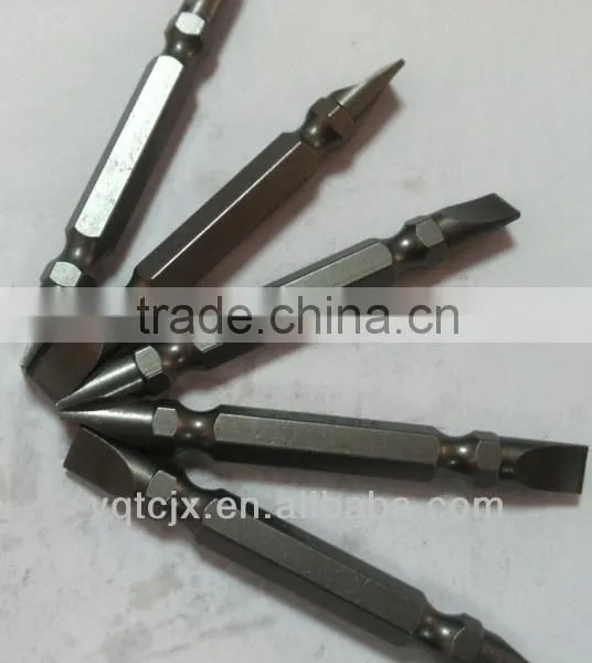 Sandblasting Surface Slotted Double End Bits Screw Driver Bits