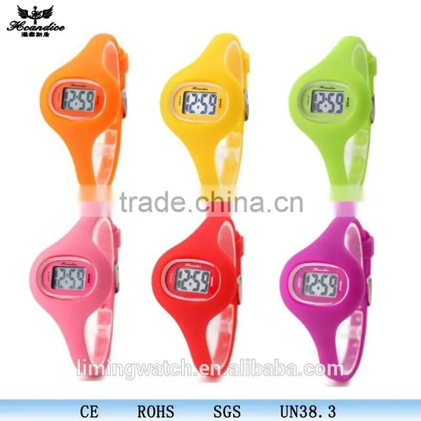 oem led watch instructions charm coin silicone material silicon watch led
