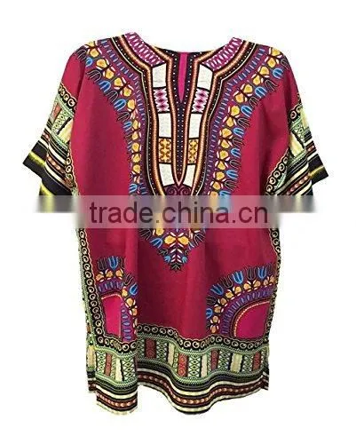 Traditional African Print Dashiki Shirt African Top Clothing Kaftan Wholesale China Quality Choice photo-5