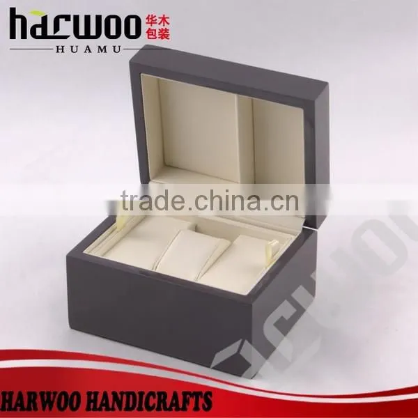 2016 New Design Hot Popular Wooden Watch Box,wooden Watch Box With Small Strap,single Pine Wood Watch Box Quality Choice photo-3