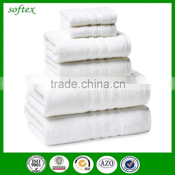 Luxury 5 Star 100% Cotton Bath White Towel for Hotel photo-4