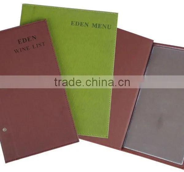 Food Menu Cover,leather Wine List,fancy Menu Designs