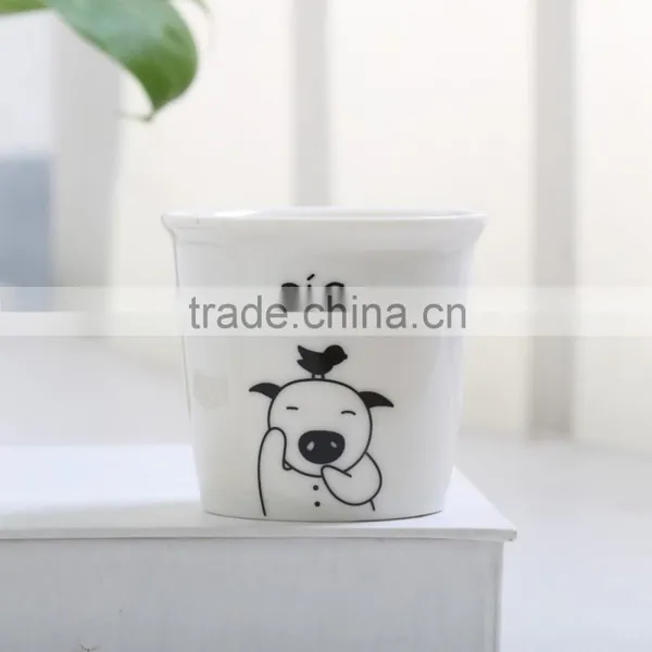White Chinese Zodiac Animals Ceramic Coffee Mug photo-5