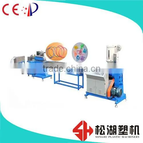 Good Quality and High Speed TPU/TPR /SBSrubber Hair Band Making Machine Single, Double and Three Color Extrusion Machine Quality Choice photo-2