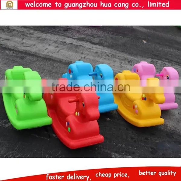 Cheap Price Rocking Horse Kindergarten Platic Toy Horse, Plastic Spring Rocking Horse photo-4