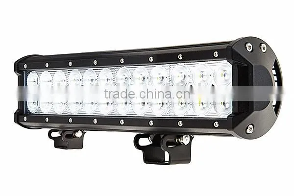 12" 72W 7200lm Led Work Light Bar for Off-road SUV Boat 4x4 Jeep Lamp 4wd photo-3