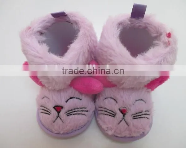 Baby Bootie High Quality Soft Sole Fur Animal Baby Boot Baby Shoes photo-2